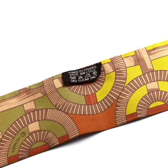 HERMES  Silk Eperon d'Or Twilly - Picture 3 of 4